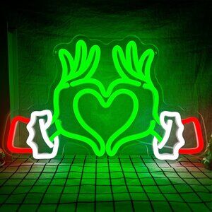 Christmas Neon Sign Led Candy Dimmable Light Up Sign for Wall Decorations